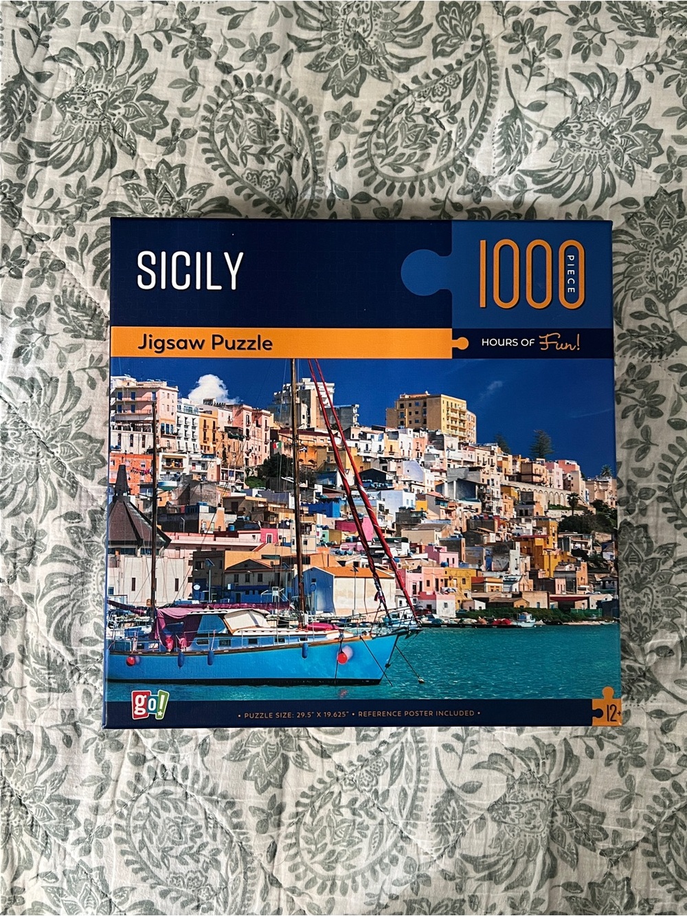 Go! Games Sicily Puzzle, 1000 Pieces, EUC
